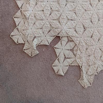 TWO HANDMADE BEDSPREADS