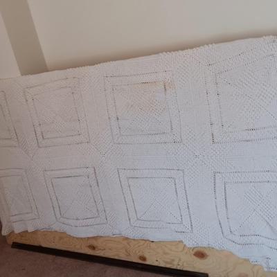 TWO HANDMADE BEDSPREADS