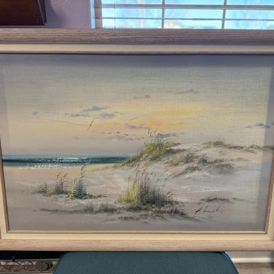 Vintage Seascape Canvas Painting