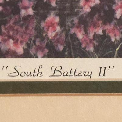 Framed Art Print of “South Battery II” by Jim Booth