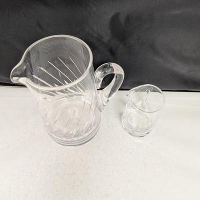 Vintage Stuart Glass Pitcher Small Pitcher Marked Also #94 (HW)