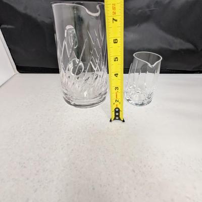 Vintage Stuart Glass Pitcher Small Pitcher Marked Also #94 (HW)