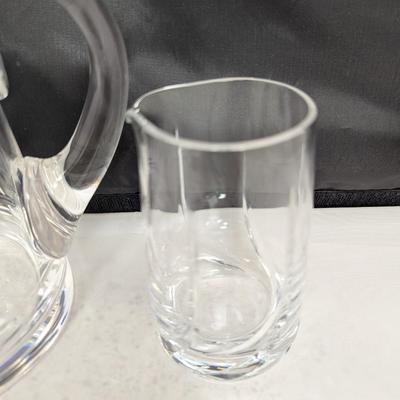 Vintage Stuart Glass Pitcher Small Pitcher Marked Also #94 (HW)