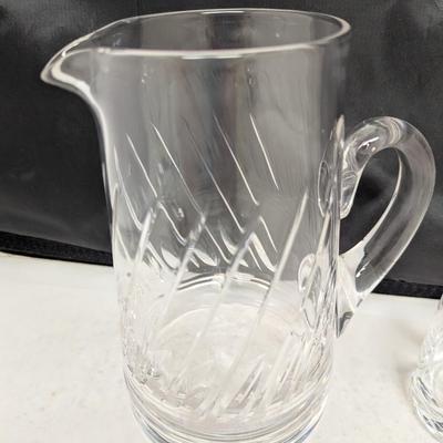 Vintage Stuart Glass Pitcher Small Pitcher Marked Also #94 (HW)