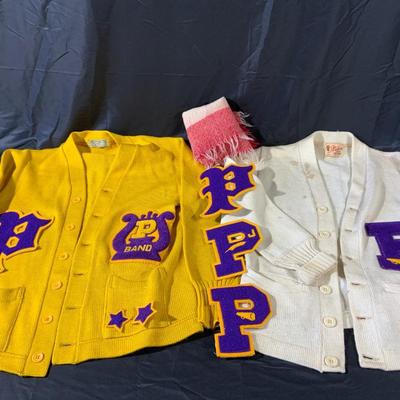 Lot of Vintage school, Letterman sweaters
