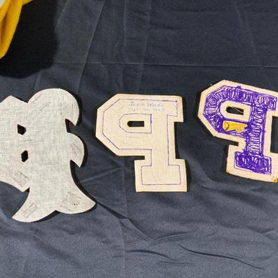 Lot of Vintage school, Letterman sweaters