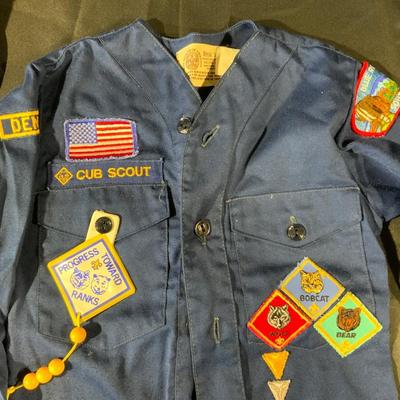 Lot of Vintage South Carolina Blue Ridge Cub Scout Uniform