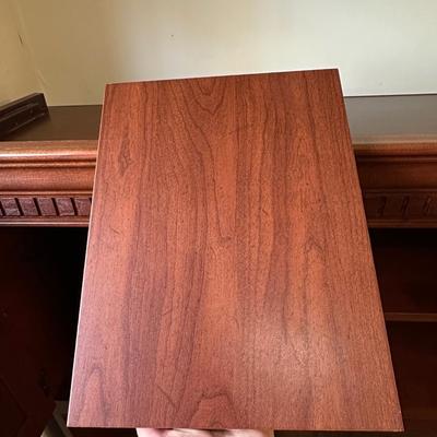 Wood Top Half of Office Hutch