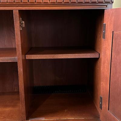 Wood Top Half of Office Hutch
