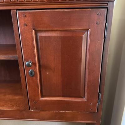 Wood Top Half of Office Hutch