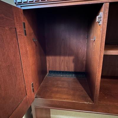 Wood Top Half of Office Hutch