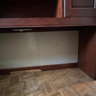 Wood Top Half of Office Hutch