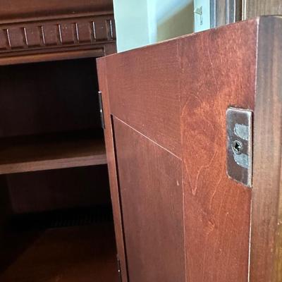 Wood Top Half of Office Hutch