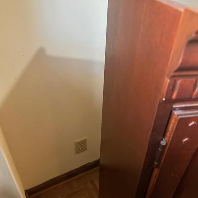 Wood Top Half of Office Hutch