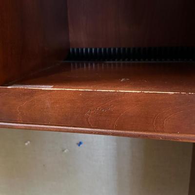 Wood Top Half of Office Hutch