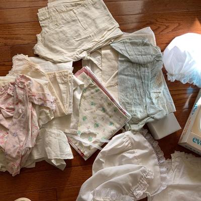 Large lot of vintage baby items