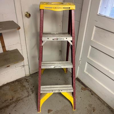 Two Step Stools & Werner Ladder (B2-MG)