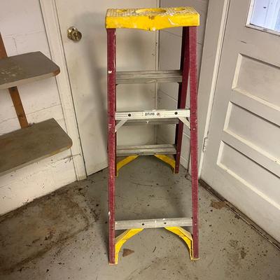 Two Step Stools & Werner Ladder (B2-MG)