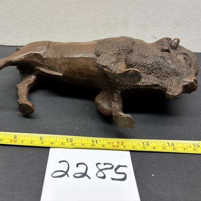 Vintage Millburn Wood Buffalo