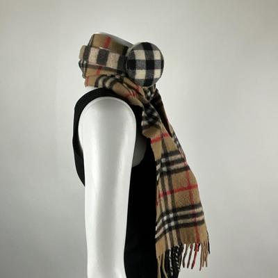 554 BURBERRY of London Cashmere Scarf and Ear Muffs
