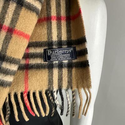 554 BURBERRY of London Cashmere Scarf and Ear Muffs