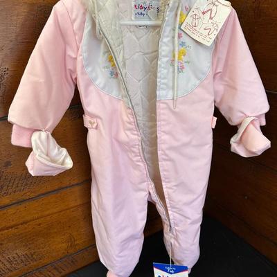 Lot of Vintage Pink & Off White Baby/Toddler Clothing