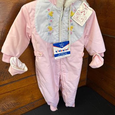 Lot of Vintage Pink & Off White Baby/Toddler Clothing