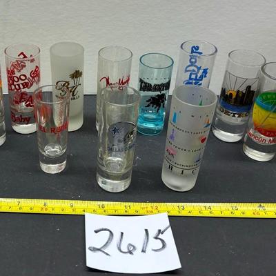 Vintage Shot Glass Lot