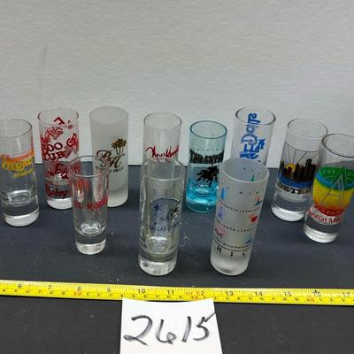 Vintage Shot Glass Lot