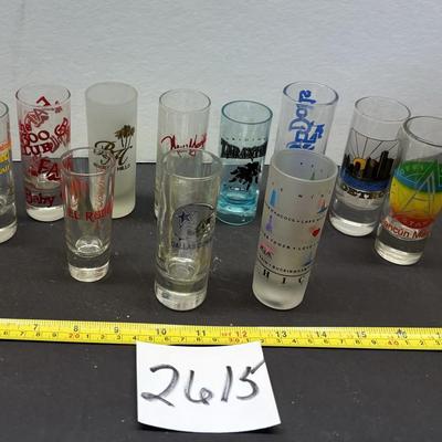 Vintage Shot Glass Lot