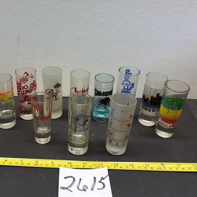 Vintage Shot Glass Lot