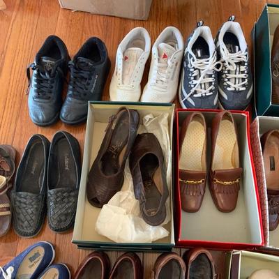 Lot of Ladies 4 1/2 Shoes including Athletic, Sandals and More