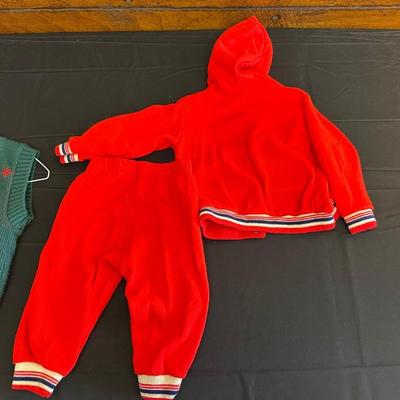 Lot of Festive Vintage Kids Clothing