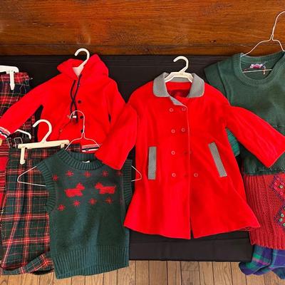 Lot of Festive Vintage Kids Clothing