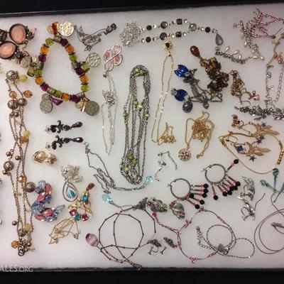 Assorted Costume & Sterling Jewelry