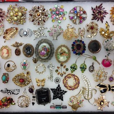 Assorted Brooches - Pendants - Pins