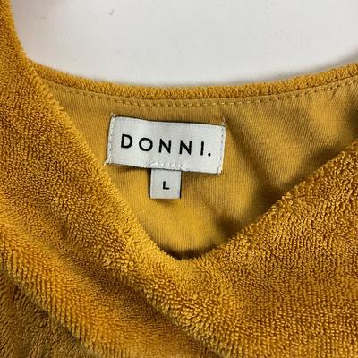 556 Set of 5 DONNI Terry Bralettes Size L