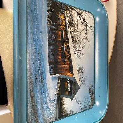 Mikasa plates, ornaments and book