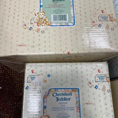 2 Totes with Cherished Teddies