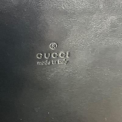 558 Vintage GUCCI Jackie Black Leather Handbag