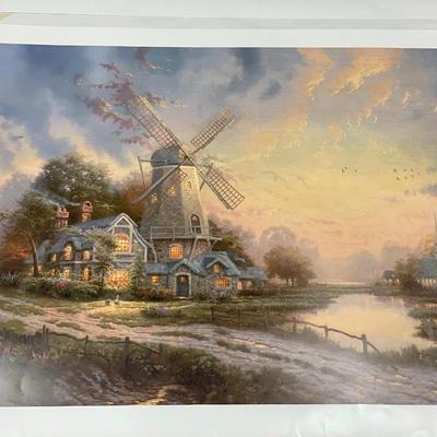 Thomas Kincaid, the wind of the spirit print