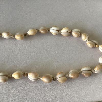 Shell beaded necklace