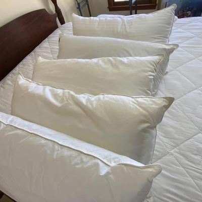 Lot of 6 King sized Quality Bed Pillows