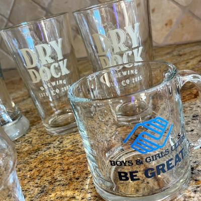 Lot 98 Miscellaneous Brewery glassware, beer glasses