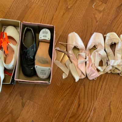 Lot of Childs Tap and Ballet shoes