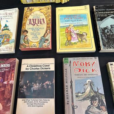 Lot of Vintage Paper Back Book Classics