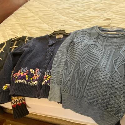 Lot of Ladies Sweaters Small thru Large