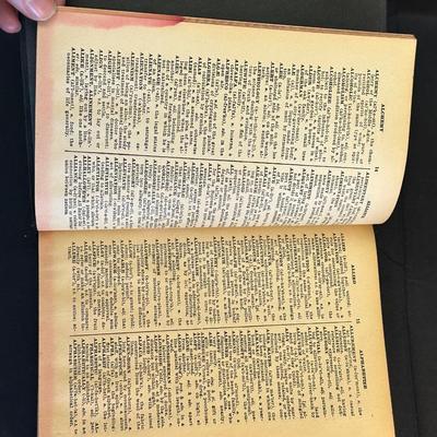 Vintage Webster’s Dictionary 1935 & 1949