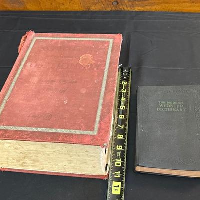 Vintage Webster’s Dictionary 1935 & 1949