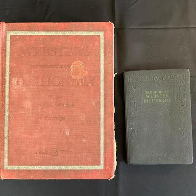 Vintage Webster’s Dictionary 1935 & 1949